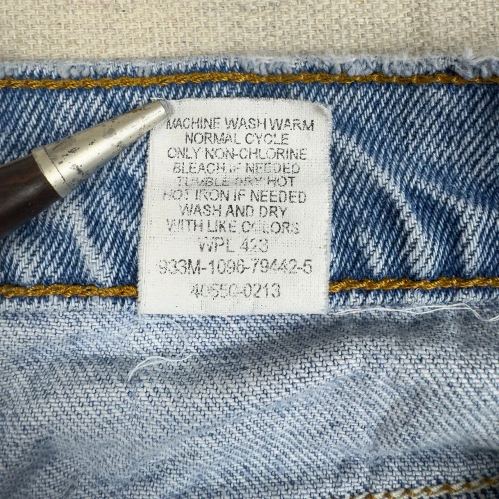 Vtg Levi's Orange Tab‎ 550 Jeans Men's 29.5x29.5 Light Wash Texas USA Made 1996